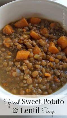 Spiced Sweet Potato & Lentil Soup for the Crockpot