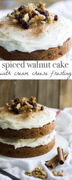 Spiced Walnut Cake