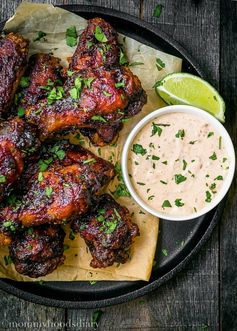 Spicy and Sweet Baked Chipotle Chicken Wings