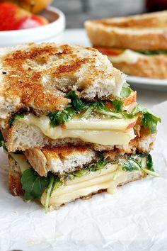 Spicy Apple Cheddar Grilled Cheese