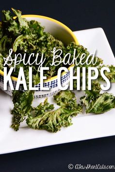 Spicy Baked Kale Chips