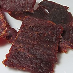 Spicy Beef Jerky in the Smoker