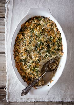 Spicy Cauliflower Gratin with Crunchy Topping