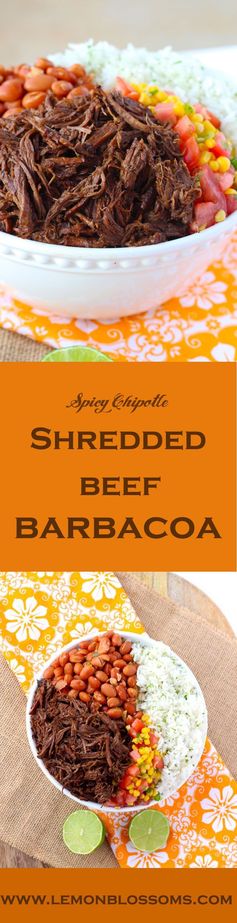 Spicy Chipotle Shredded Beef Barbacoa