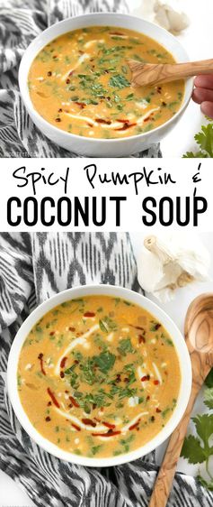 Spicy Coconut and Pumpkin Soup