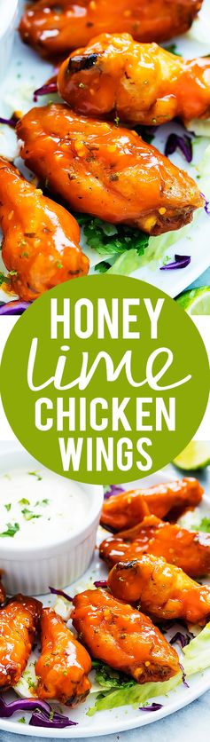 Spicy Honey Lime Chicken Wings