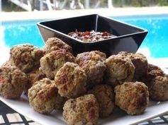 Spicy meatballs with savoury jam