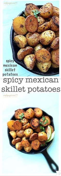 Spicy Mexican Skillet Potatoes