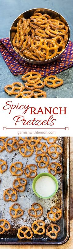 Spicy Ranch Pretzels