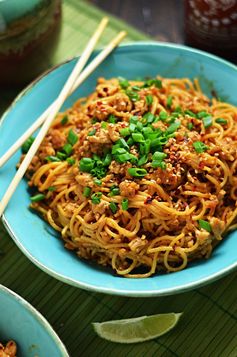 Spicy Sesame-Chili Noodles with Chicken