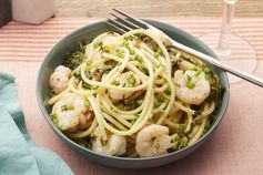 Spicy Shrimp & Bucatini Pasta with Kale