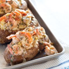 Spicy Shrimp-Stuffed Potatoes