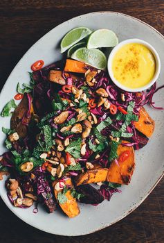 Spicy Thai Sweet Potato Wedges