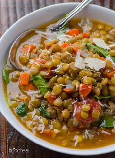 Spinach & Lentil Soup