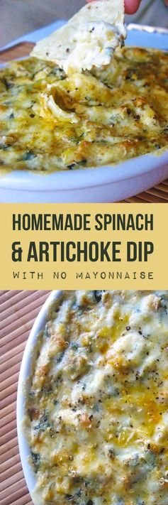 Spinach Artichoke Dip Without Mayo