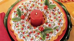 Spinach Dip Crescent Wreath