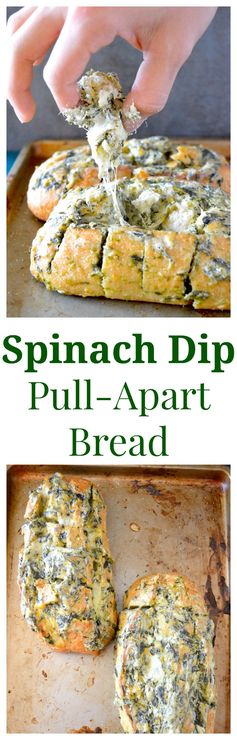 Spinach Dip Pull-Apart Bread