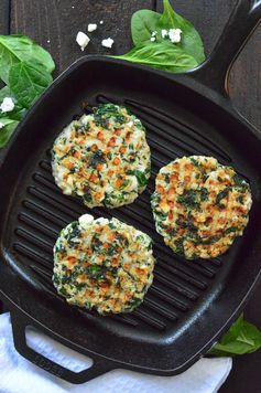 Spinach Feta Turkey Burgers