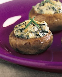 Spinach Stuffed Mushrooms