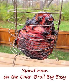 Spiral Ham on the Char-Broil Big Easy