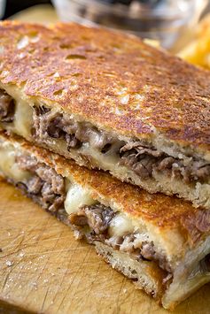 Steak and Mushroom Grilled Cheese