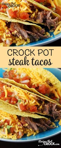 Steak Tacos (Crock Pot