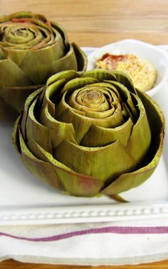 Steamed Artichoke - pressure cooker