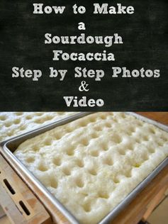 Step by Step | How to Make Sourdough Focaccia