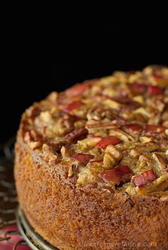 Sticky Apple Pecan Cake