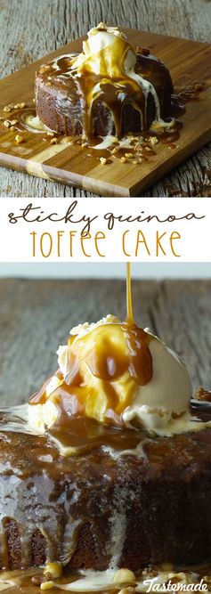 Sticky Quinoa Toffee Pudding