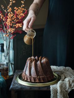 Sticky Toffee Pudding Cake with Bourbon Toffee Sauce