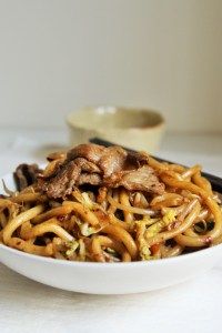 Stir-fry Beef Udon Noodles (Yakiudon