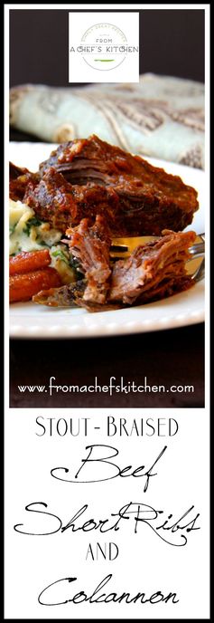 Stout-Braised Beef Short Ribs and Colcannon