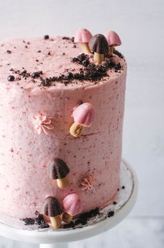 Strawberry and Chocoroom Cake