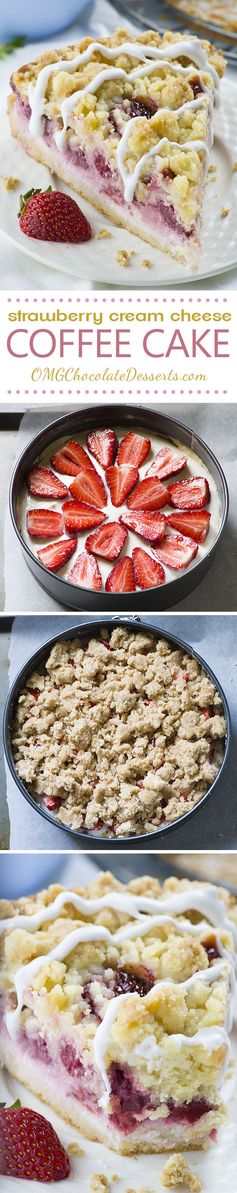 Strawberry Cheesecake Coffee Cake