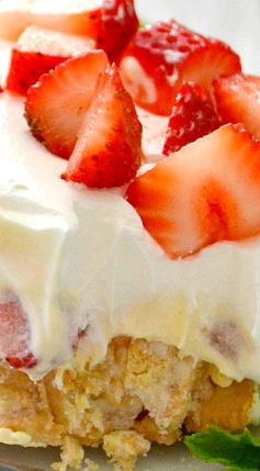 Strawberry Cheesecake Lush Dessert