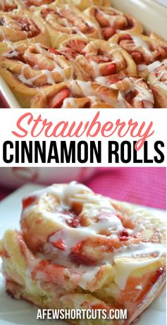 Strawberry Cinnamon Rolls