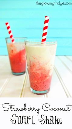 Strawberry Coconut Swirl Shake