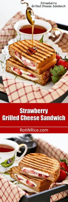 Strawberry Grilled Cheese Sandwich