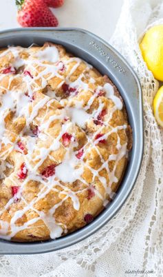 Strawberry Lemon Coffee Cake