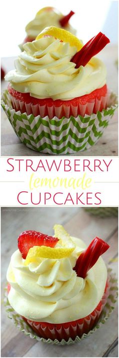 Strawberry Lemonade Cupcakes