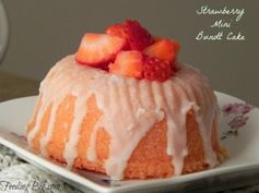 Strawberry Mini Bundt Cake