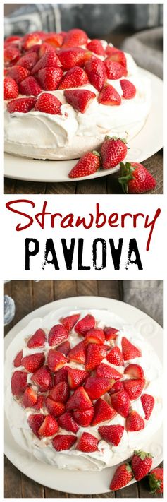 Strawberry Pavlova