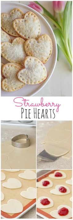 Strawberry Pie Hearts