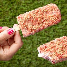 Strawberry Shortcake Ice Cream Bars