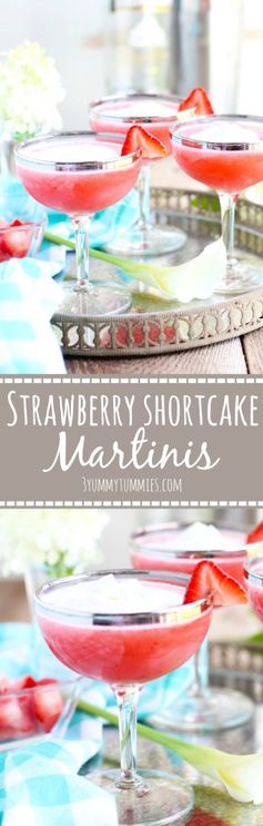 Strawberry Shortcake Martinis