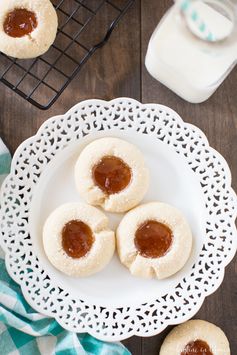 Strawberry Thumbprint Cookies