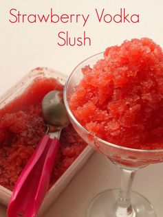 Strawberry Vodka Slushie