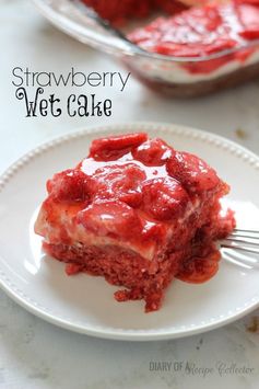 Strawberry Wet Cake