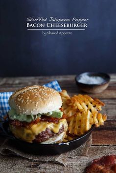 Stuffed Jalapeno Popper Bacon Cheeseburger